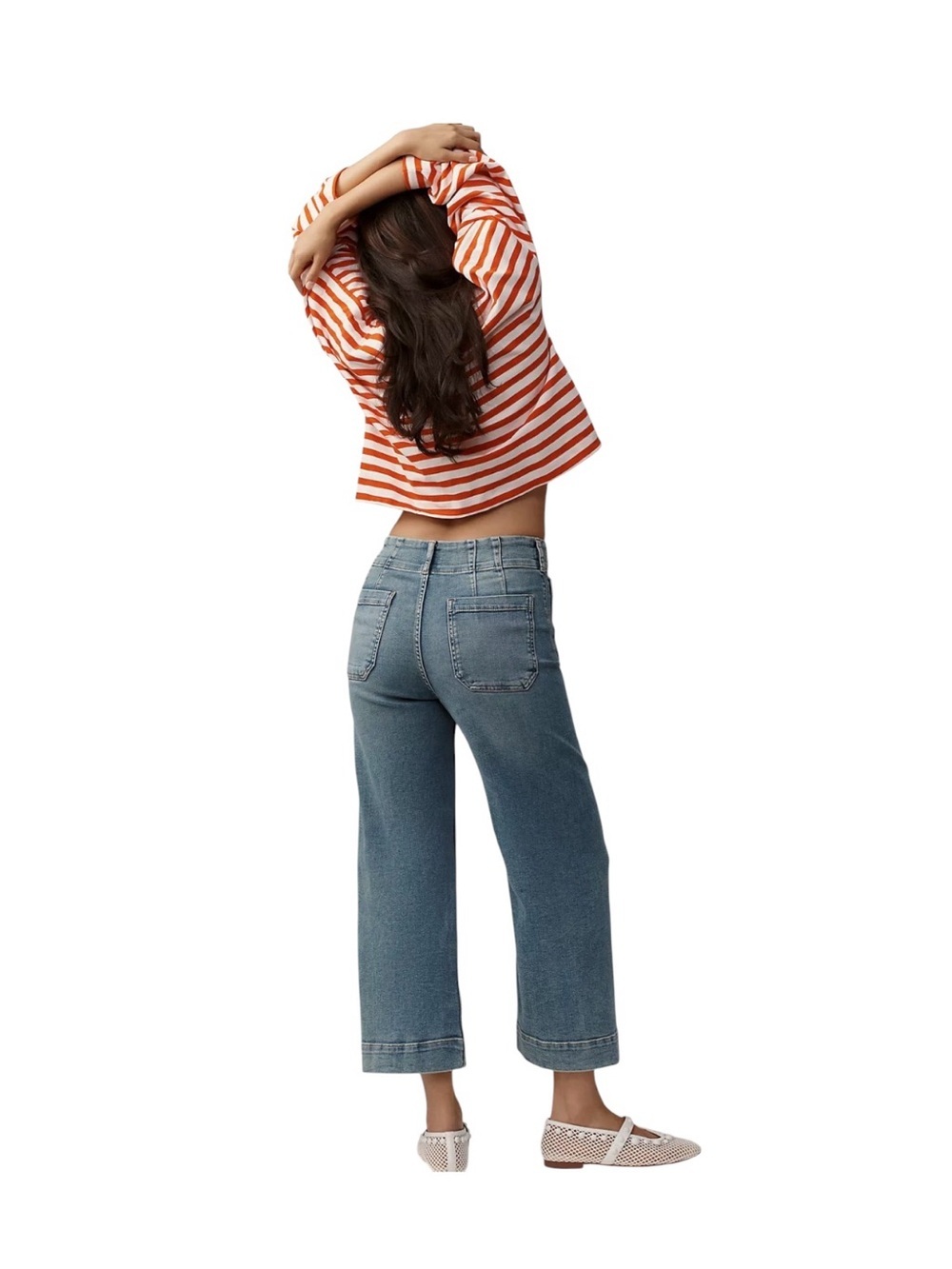 Anthropologie NWOT Maeve Collette Crop jeans - Picture 7 of 11